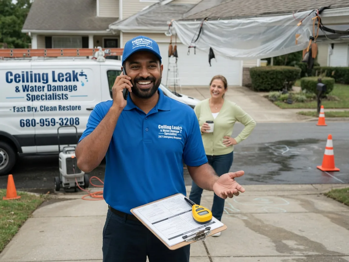 Ceiling Leak Cleanup Mccallsburg, IA FAQs